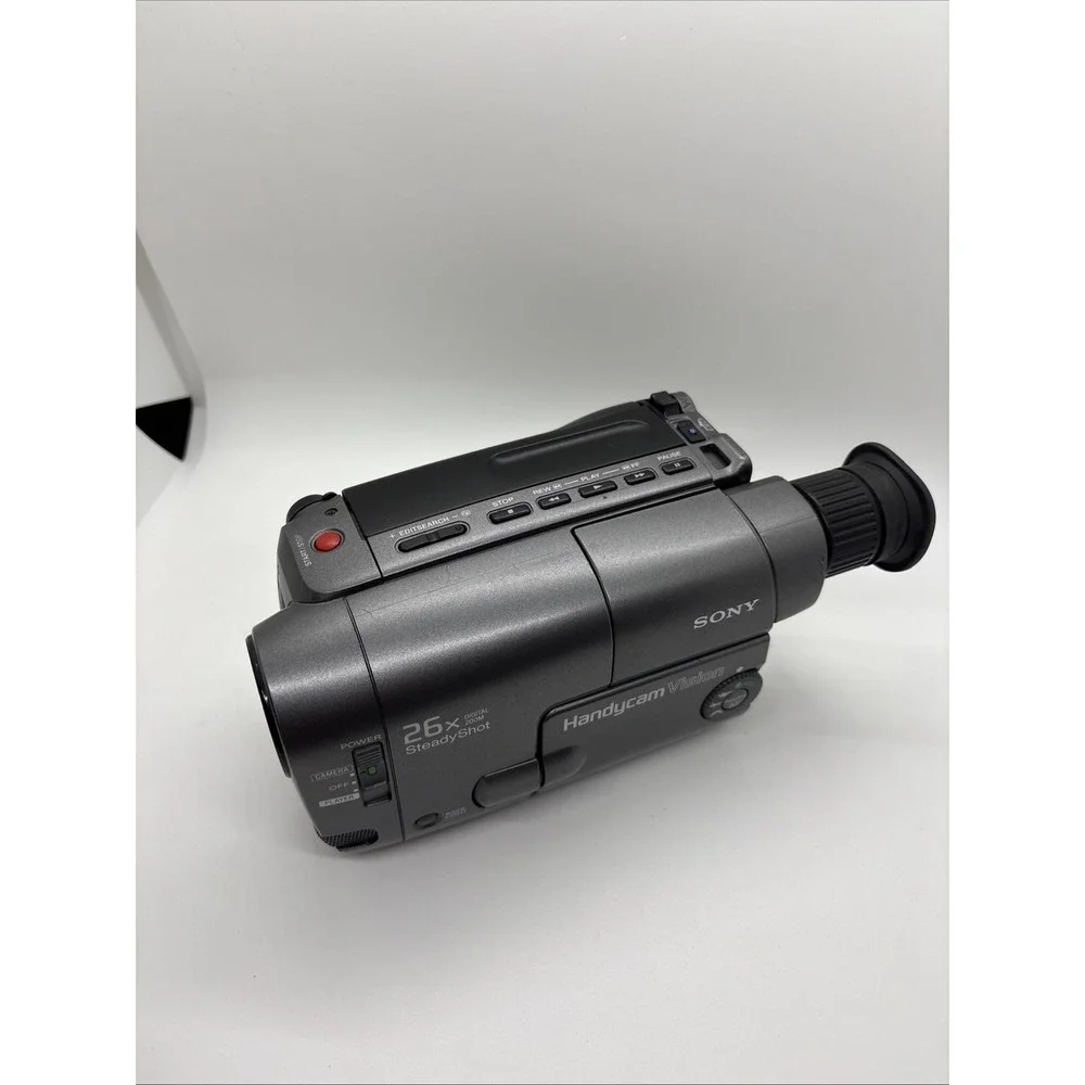 Sony Handycam Vision CCD-TRV22 Video8 Camcorder Gray For Parts Repair